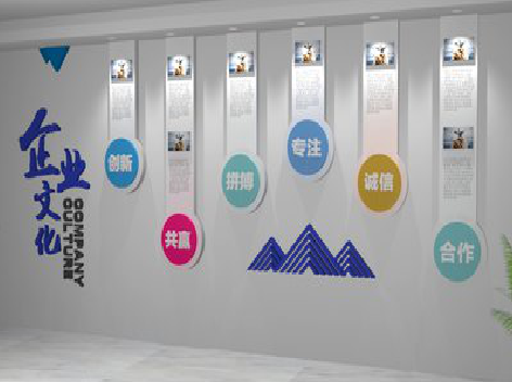 潼关企业文化墙需要传递什么办公文化？